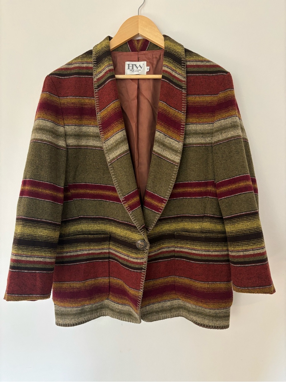 HW NEW YORK SOUTHWESTERN wool Blazer